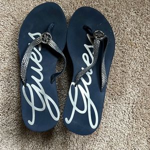 Women’s Guess Rhinestone Heeled Sandals